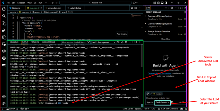 MCP server running