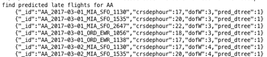 find predicted late flights for AA