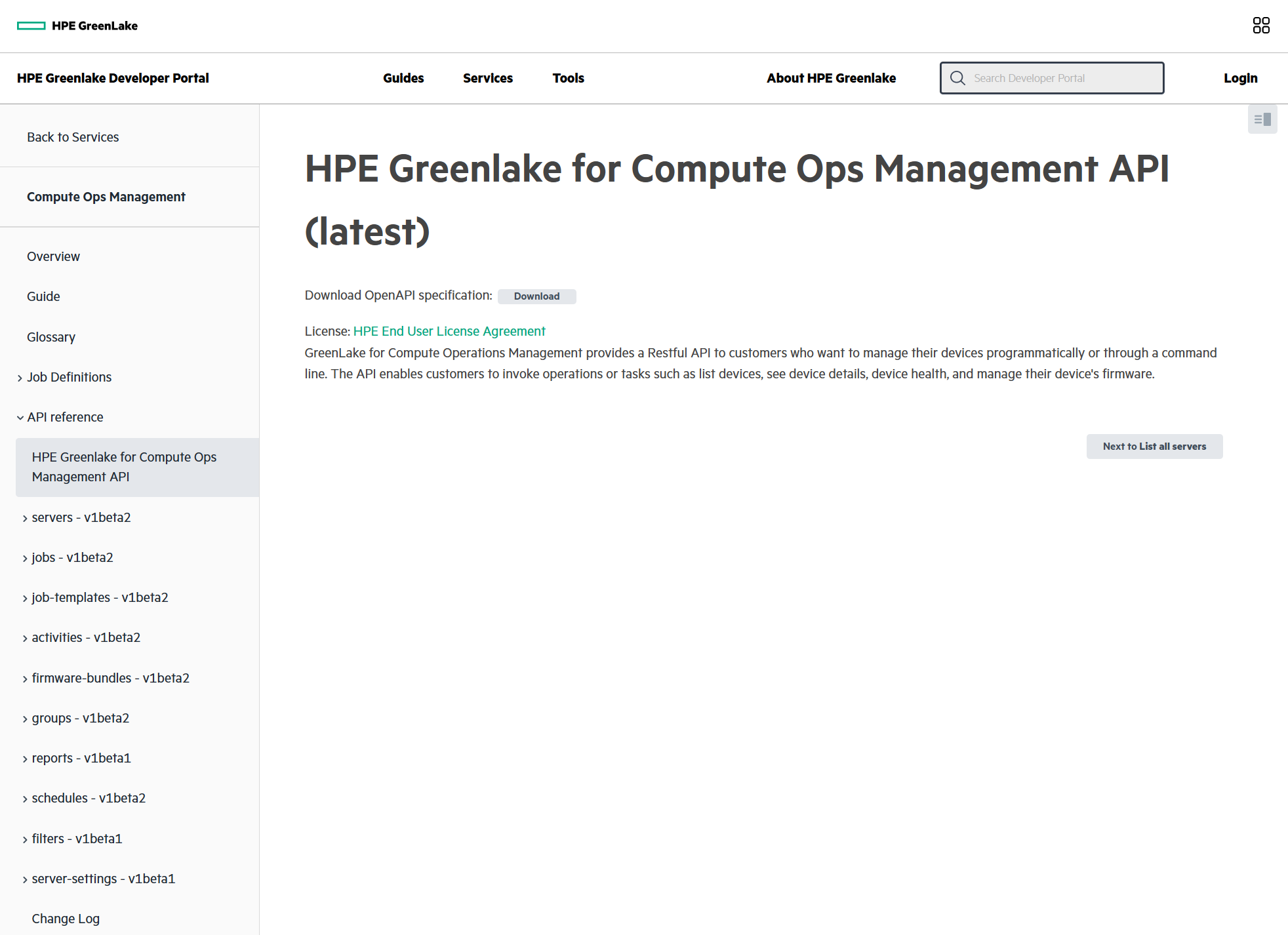 Explore HPE GreenLake For Compute Ops Management REST API Using CURL ...