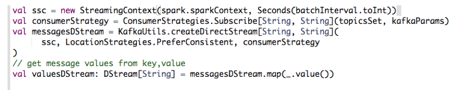 Initialize a Spark StreamingContext Object 1