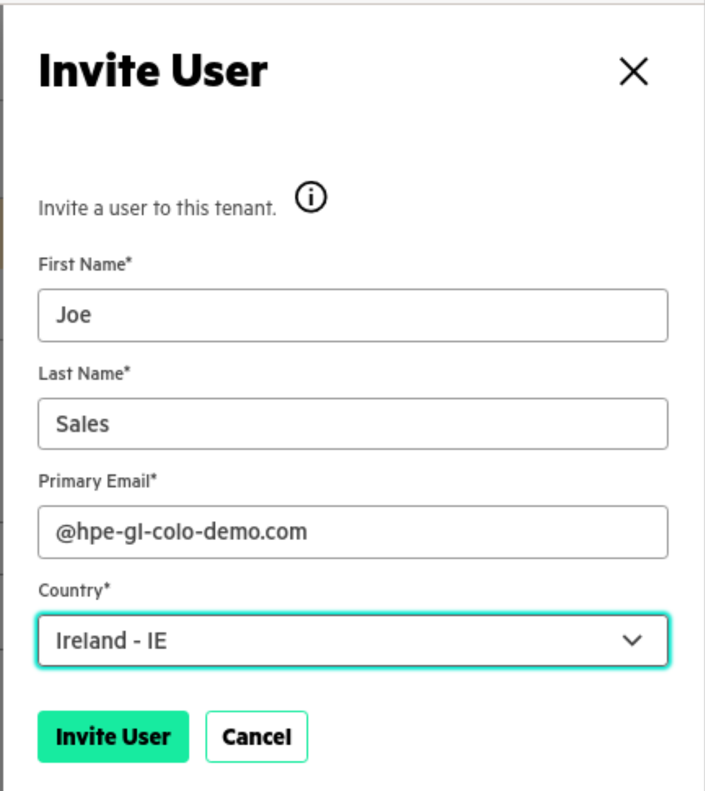 Invite User