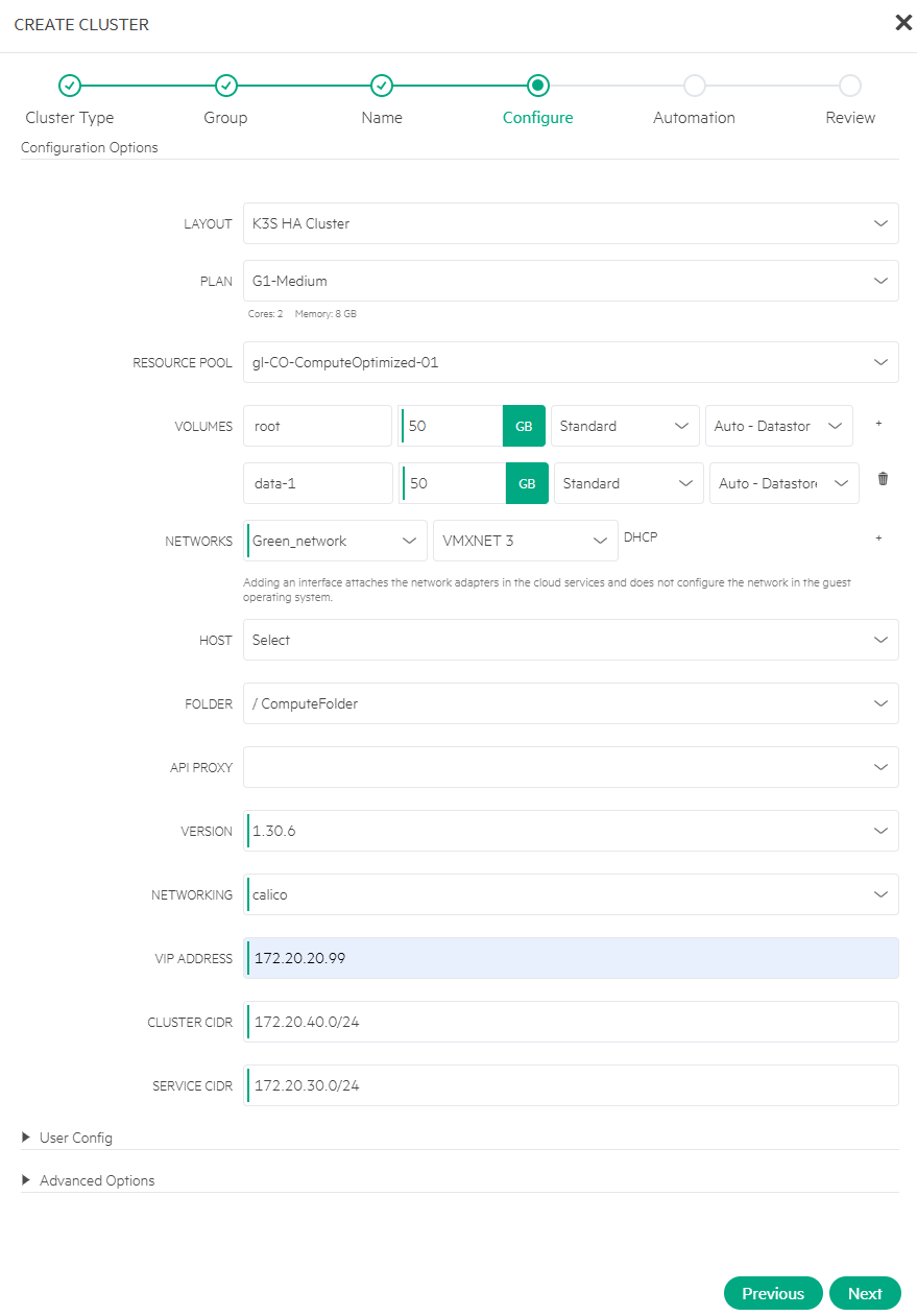 Provisioning K3s clusters using custom cluster layouts in HPE Private ...