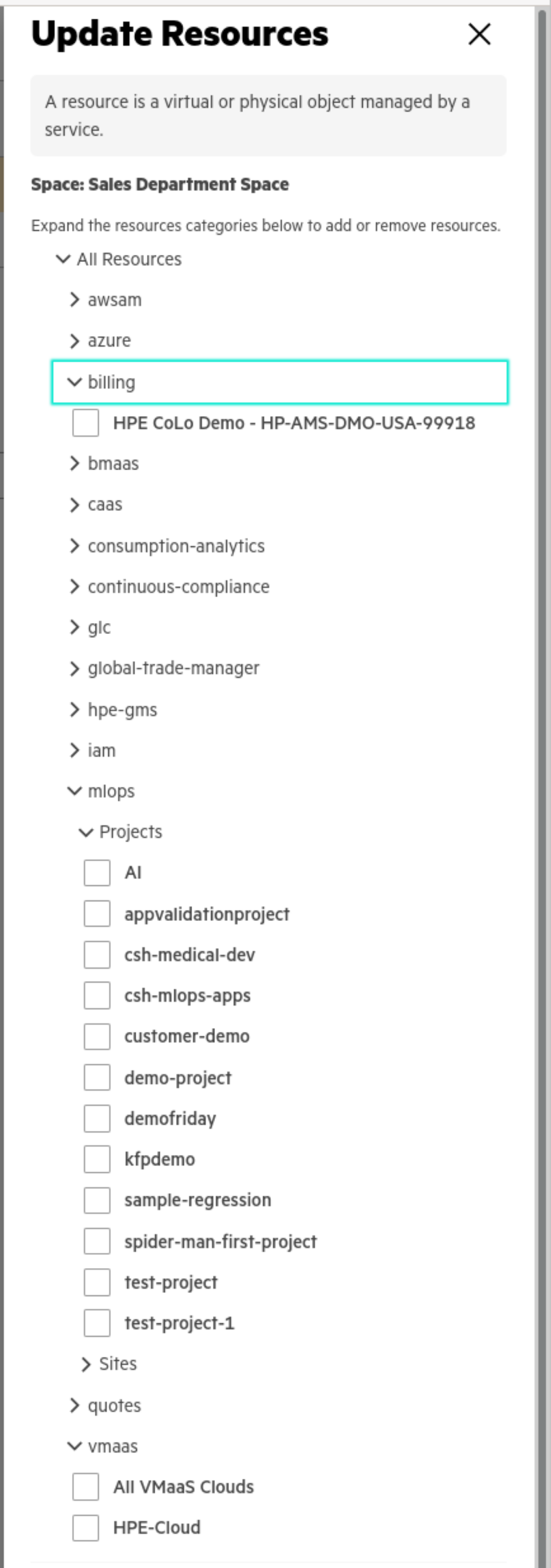 Resource Selection